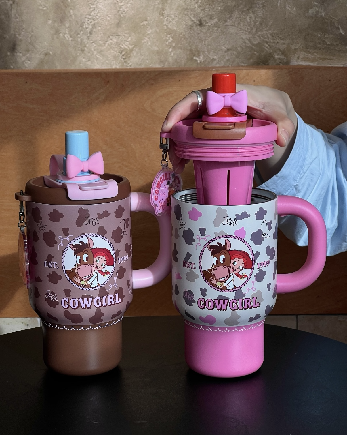 <正版授權>DISNEY 迪士尼 玩具總動員 翠絲 吸管杯 雙飲杯 聯名款 750ml