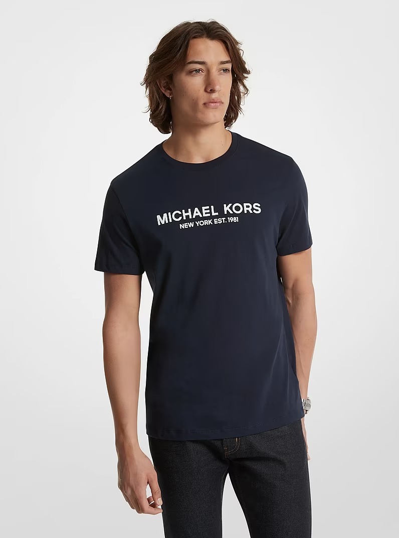 【預購】Michael kors Logo Cotton H061187 男裝短袖TEE
