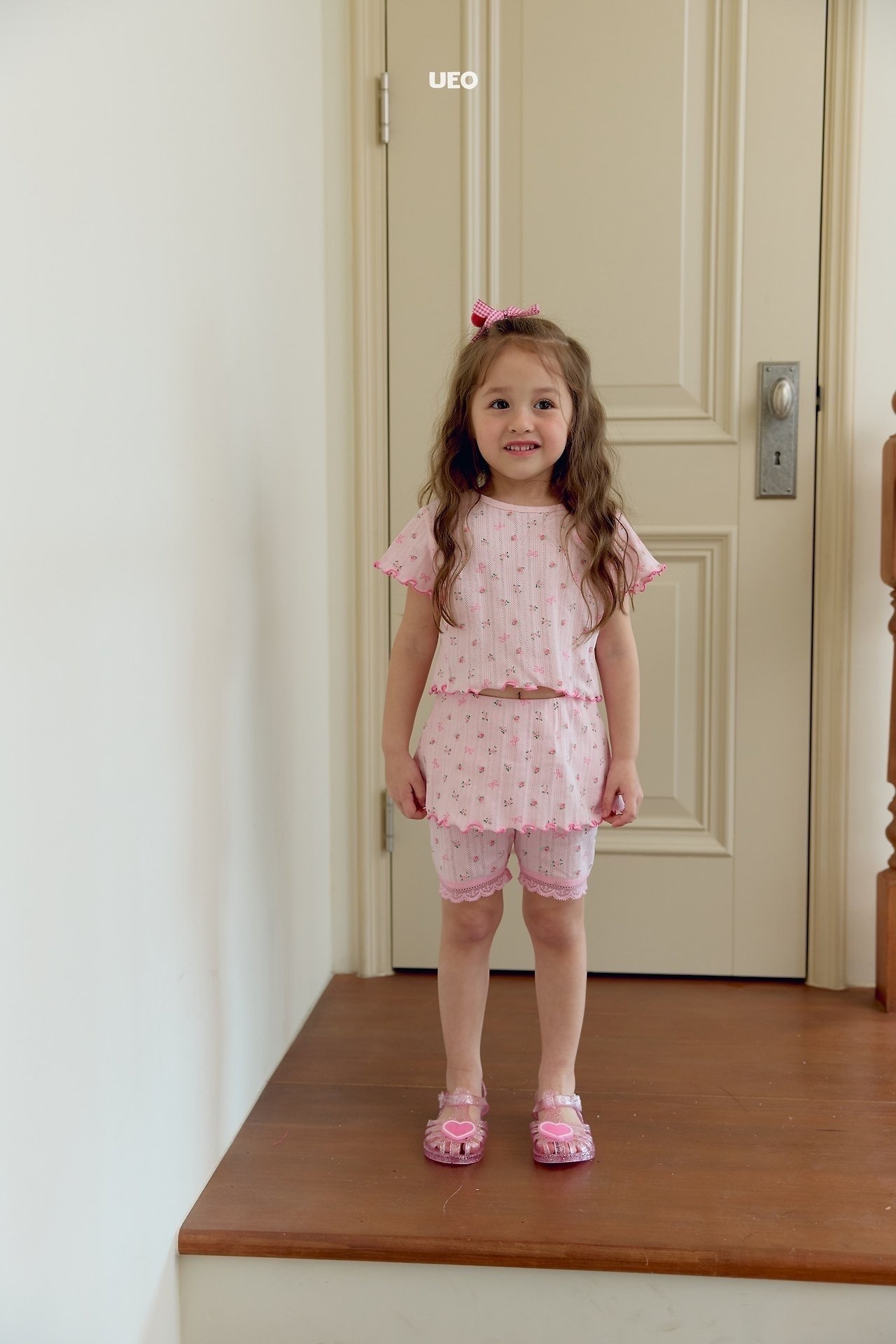 Ueo Rose Skirt Leggings Set