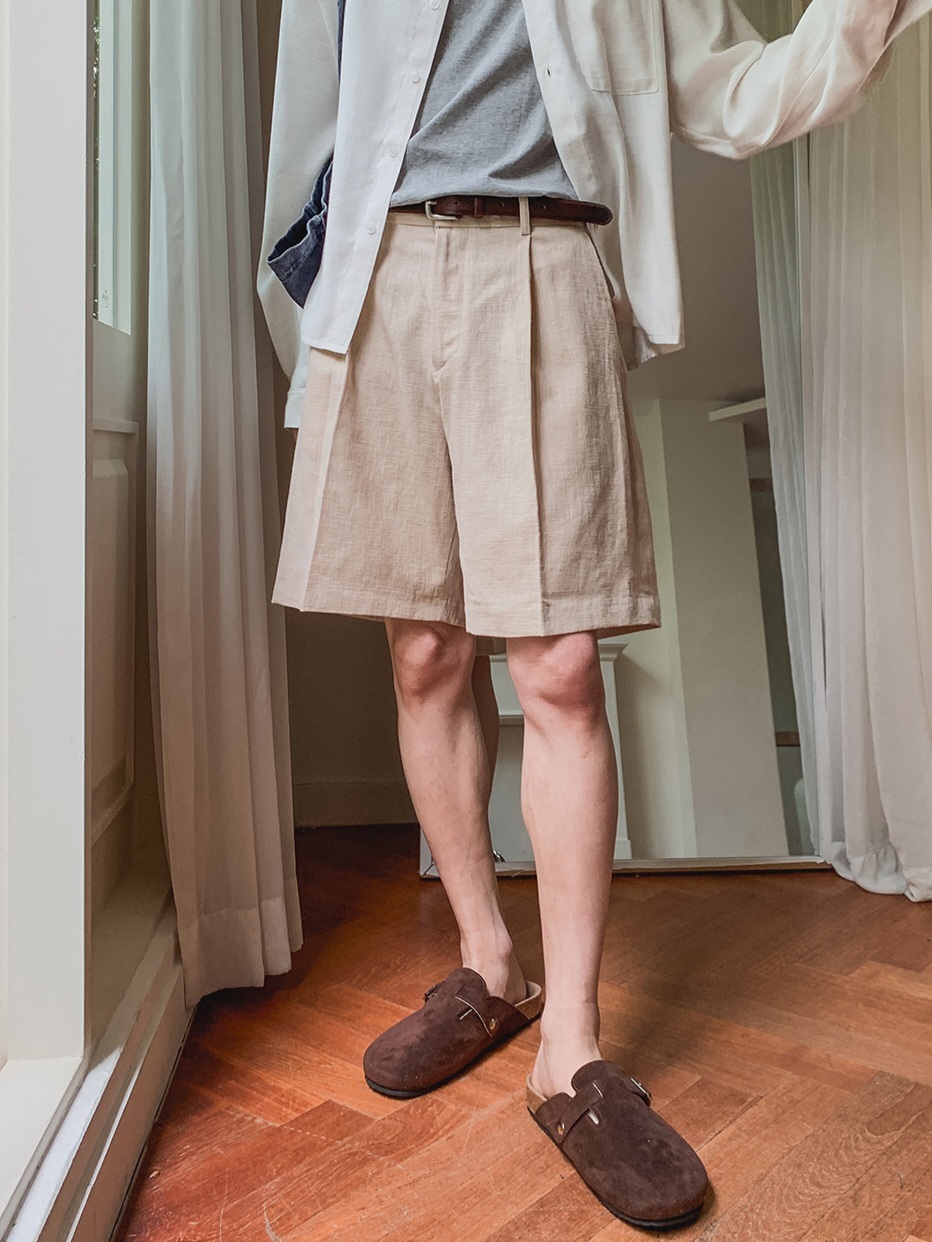 Pia linen shorts