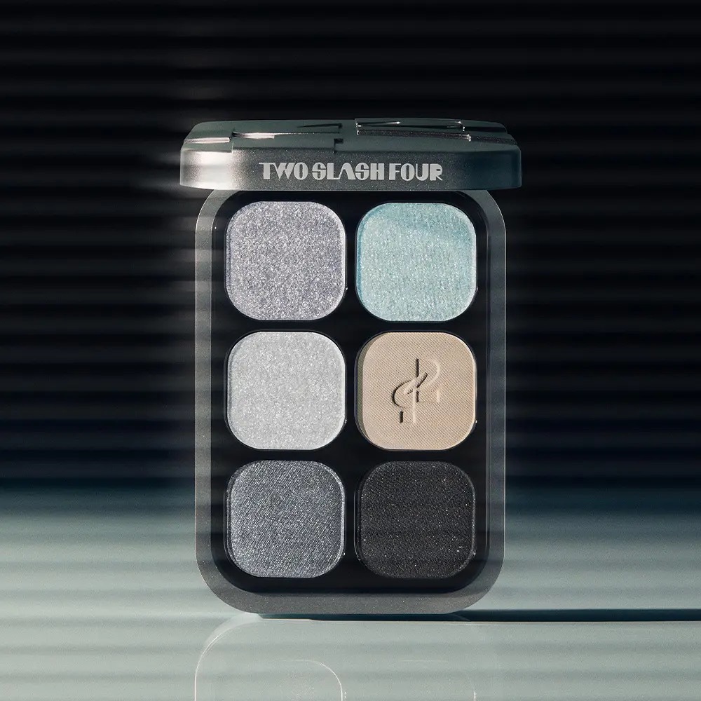 Two Slash Four Odd Balance Eye Palette六色眼影盤#限定版SILVER CHROMA
