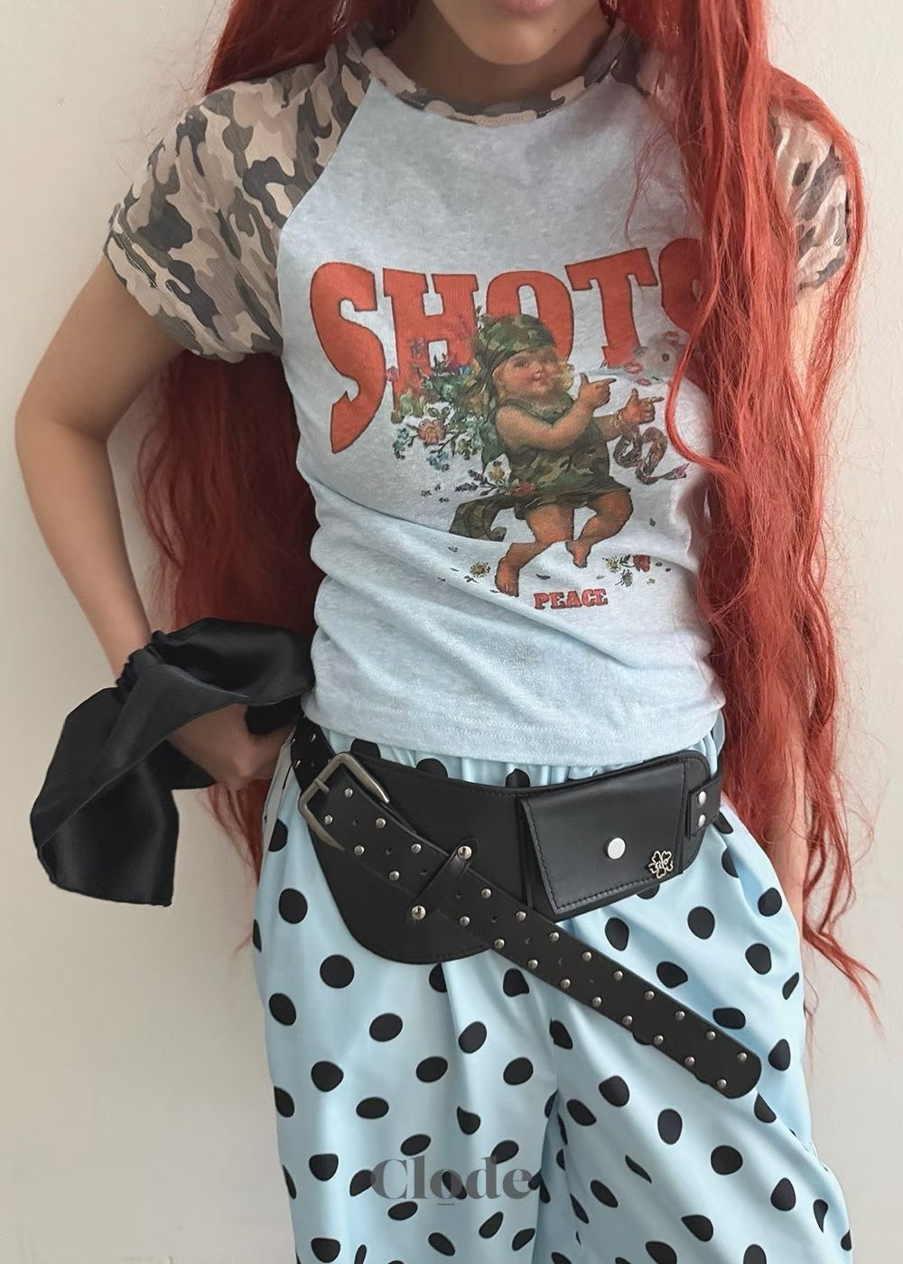 SHOTS天使棒球T