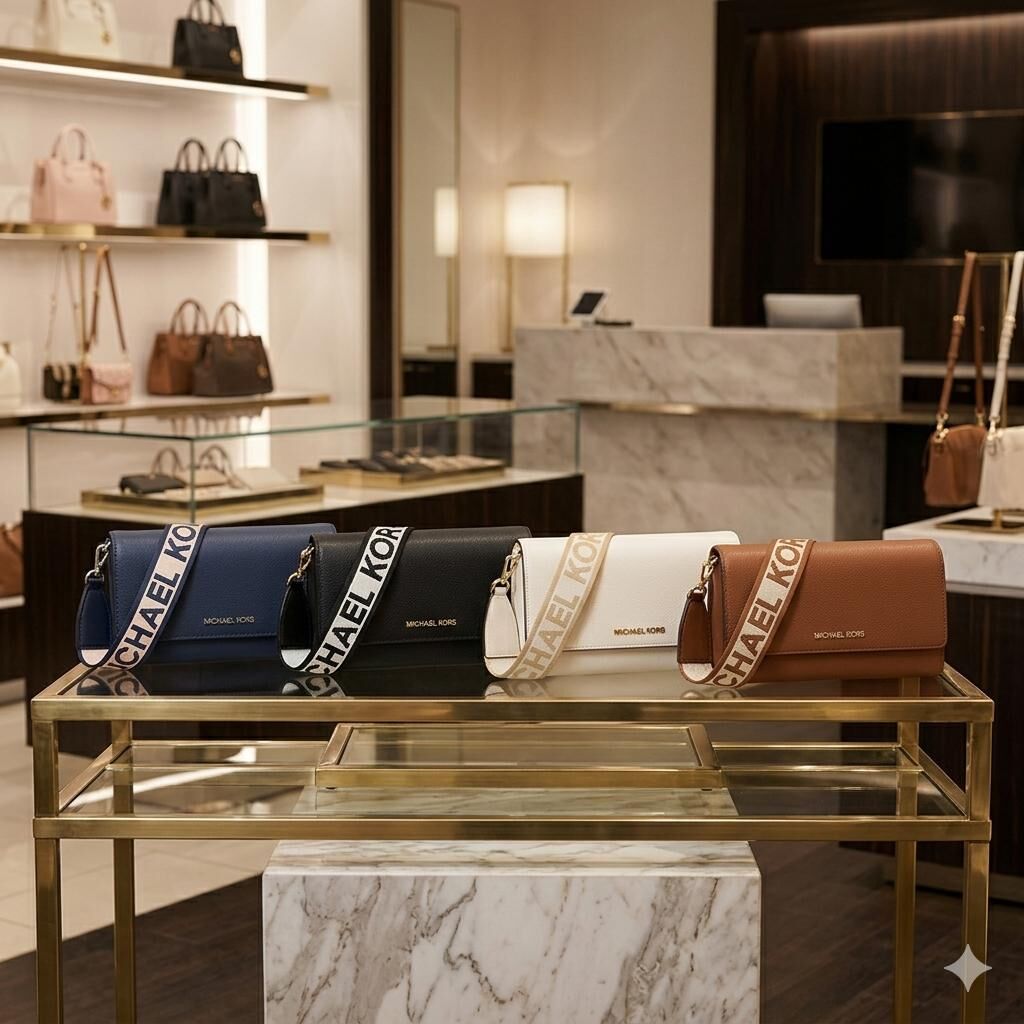 【預購】H061112 Michael Kors 大號銀包斜孭袋