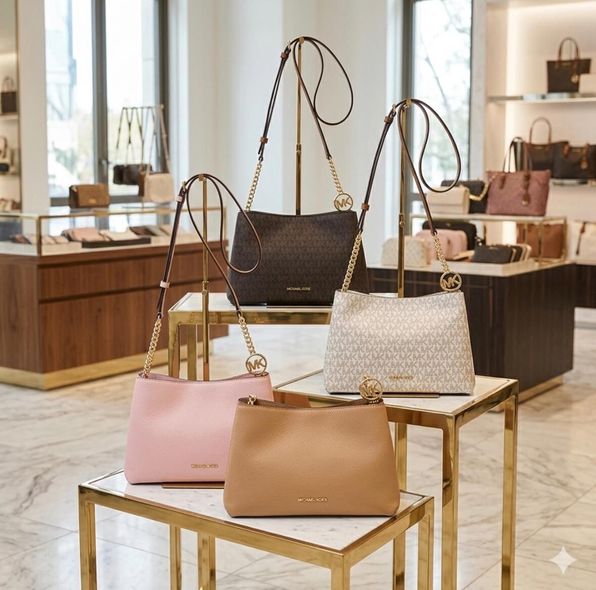 【預購】H061107 Michael Kors Christina 小號斜孭袋