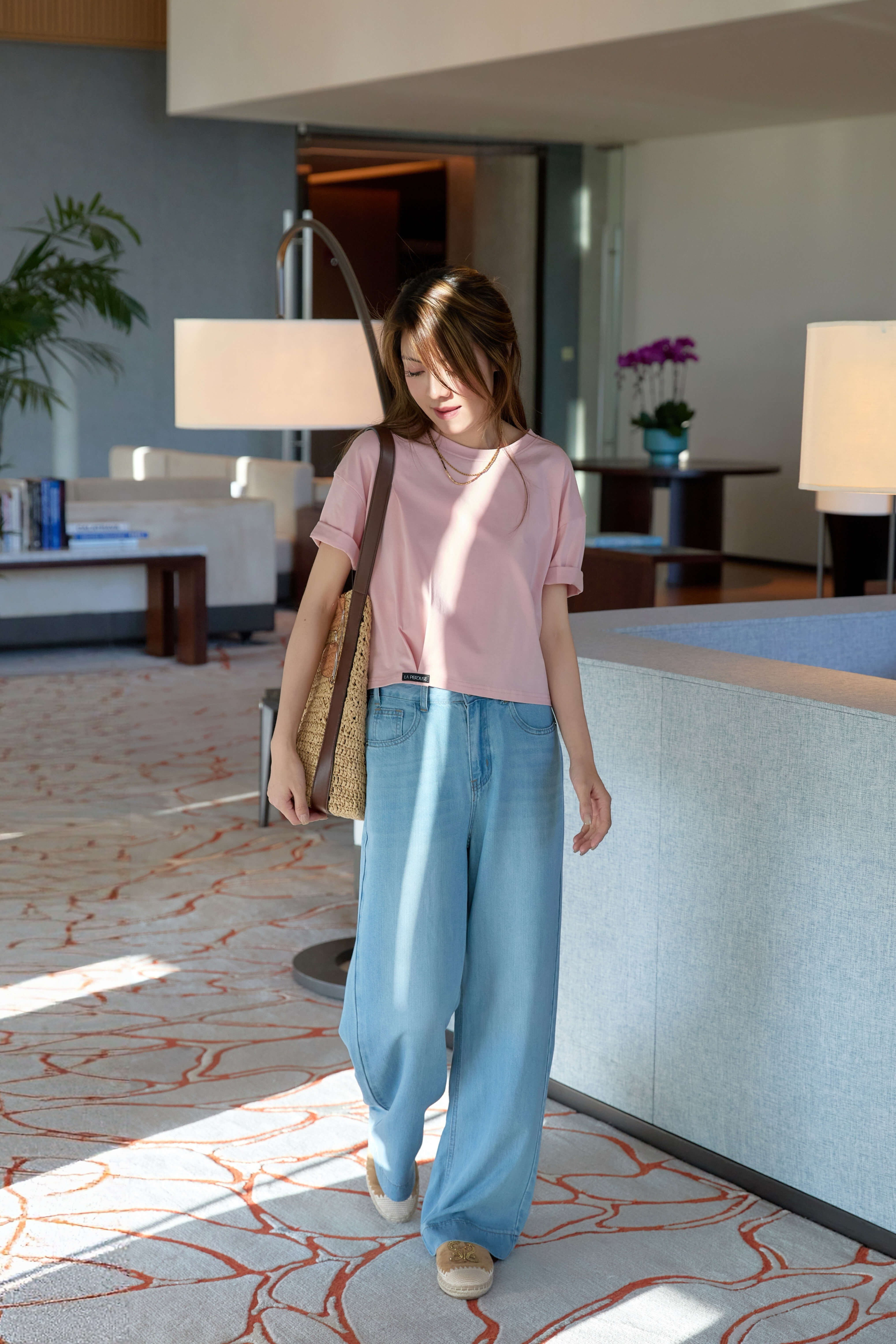 Wide-Leg Mid Waist Lyocell Jeans_JE266L11