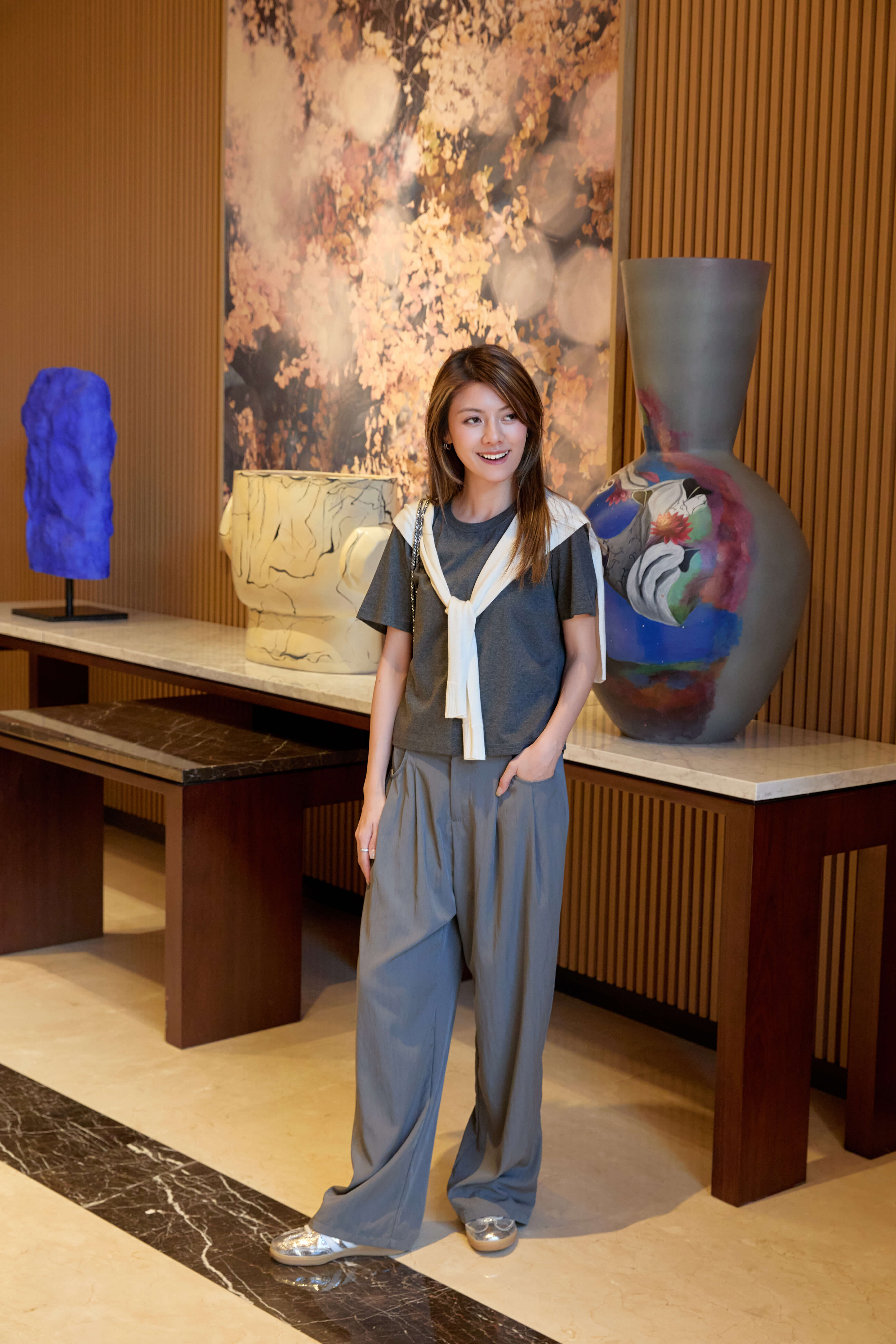 Crepe Mid Waist Wide Leg Pants_PT248L11B