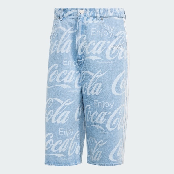 Adidas 愛迪達 Cc Denim Short KY2112 男 短褲 運動短褲 休閒短褲 牛仔藍 可口可樂