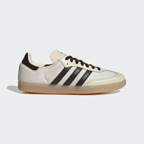 Adidas 愛迪達 Samba OG KJ8901 男 運動休閒鞋 復古鞋 德訓鞋 仿馬毛 米白 深棕