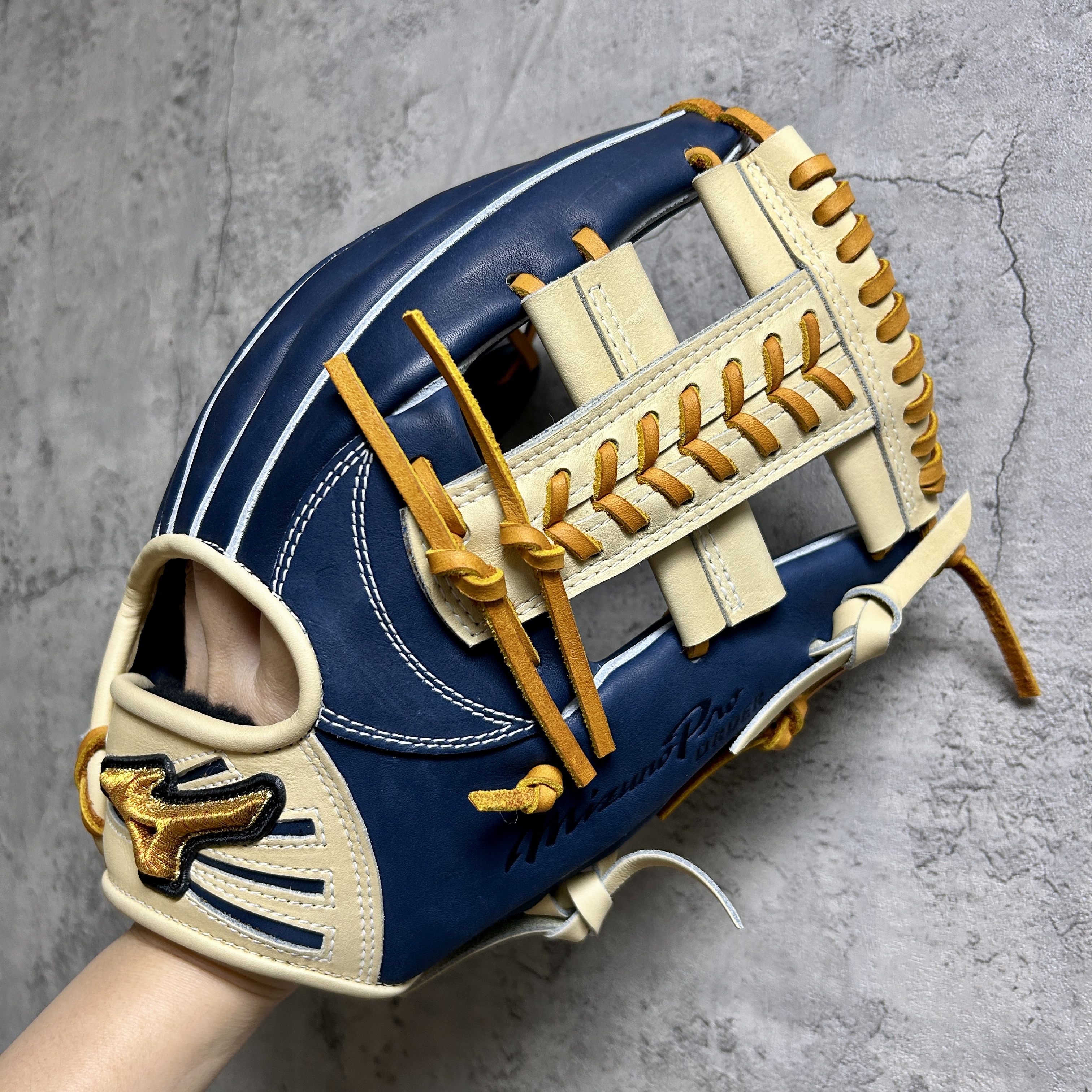 【照片分享】MIZUNO mizuno pro 軟式内野 1AJGR84150 ⻑岡秀樹(東京ヤクルト)モデル内野⼿型①