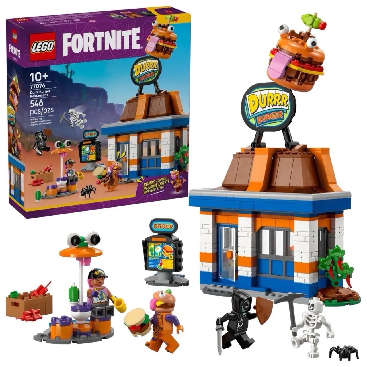 【玩具研究中心】LEGO 樂高 要塞英雄 杜爾漢堡餐廳 77076