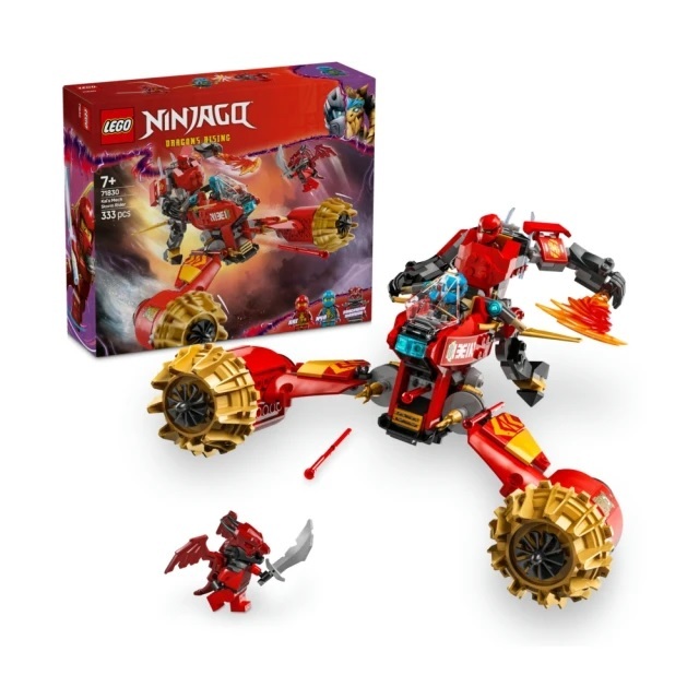 【玩具研究中心】LEGO 樂高 旋風忍者 赤地的機械人風暴騎士 71830