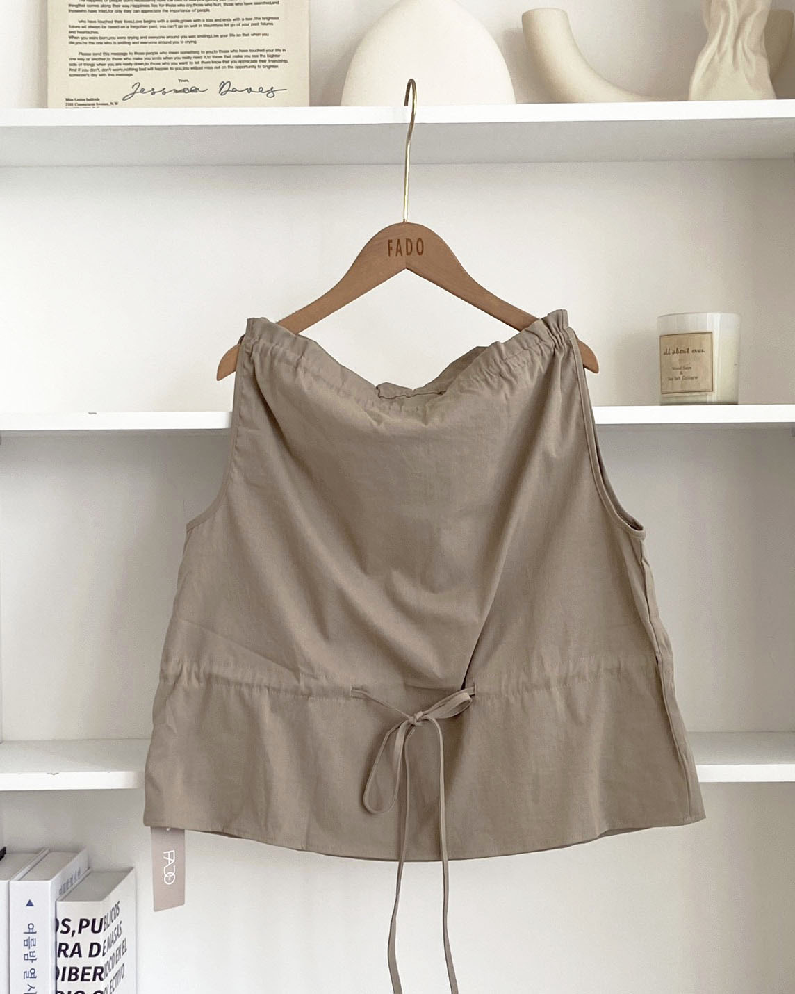 法朵Fado shop｜率性剪裁吊帶背心 1705026 四色