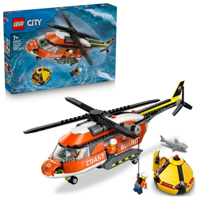 【玩具研究中心】LEGO 樂高 城市系列 海岸巡防隊直升機 60503