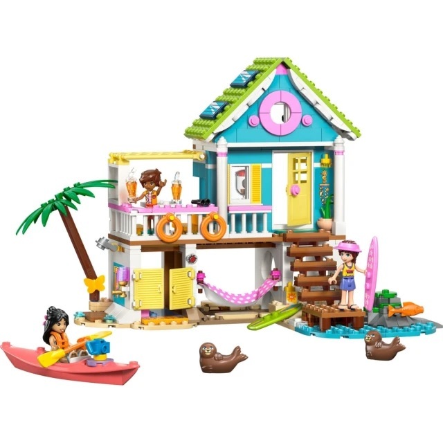 【玩具研究中心】LEGO 樂高 Friends 海灘小屋和海豹 42699