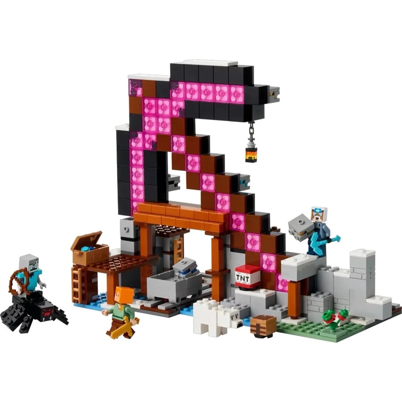 【玩具研究中心】LEGO 樂高 Minecraft 十字鎬礦場 21277