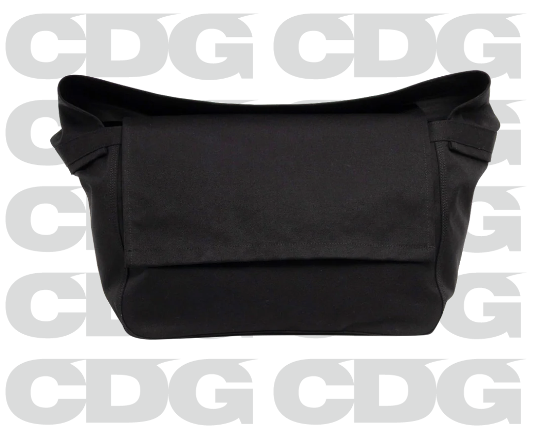 CDGCDGCDG / COTTON CANVAS POSTMAN BAG WITH SMALL LOGO