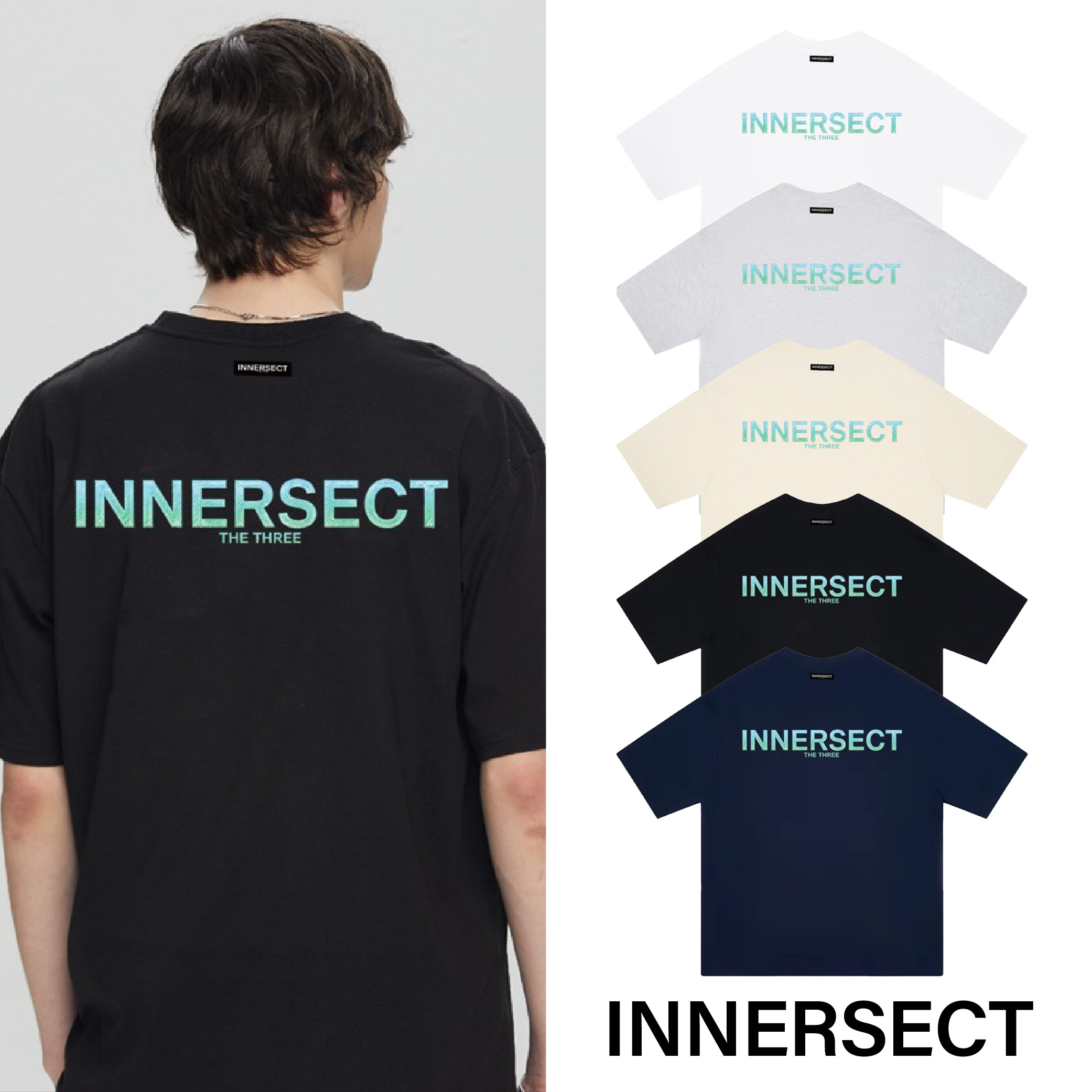 INNERSECT 三生萬物 湖水藍 背後Logo 陳冠希 Clot FOG ESSENTIALS 26年新款 短袖 短Tee 男女休閒上衣 IN26H6DX039