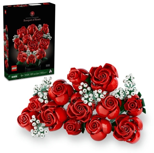 【玩具研究中心】LEGO 樂高 Botanicals 玫瑰花束 10328