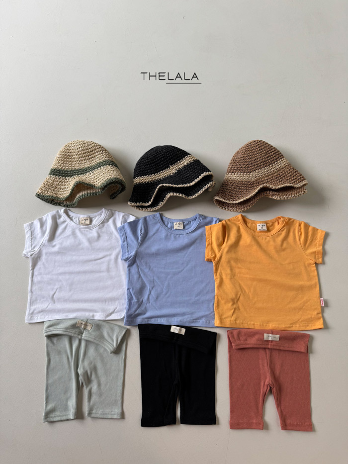 正韓夏lalla 小童三色日常搭配上衣