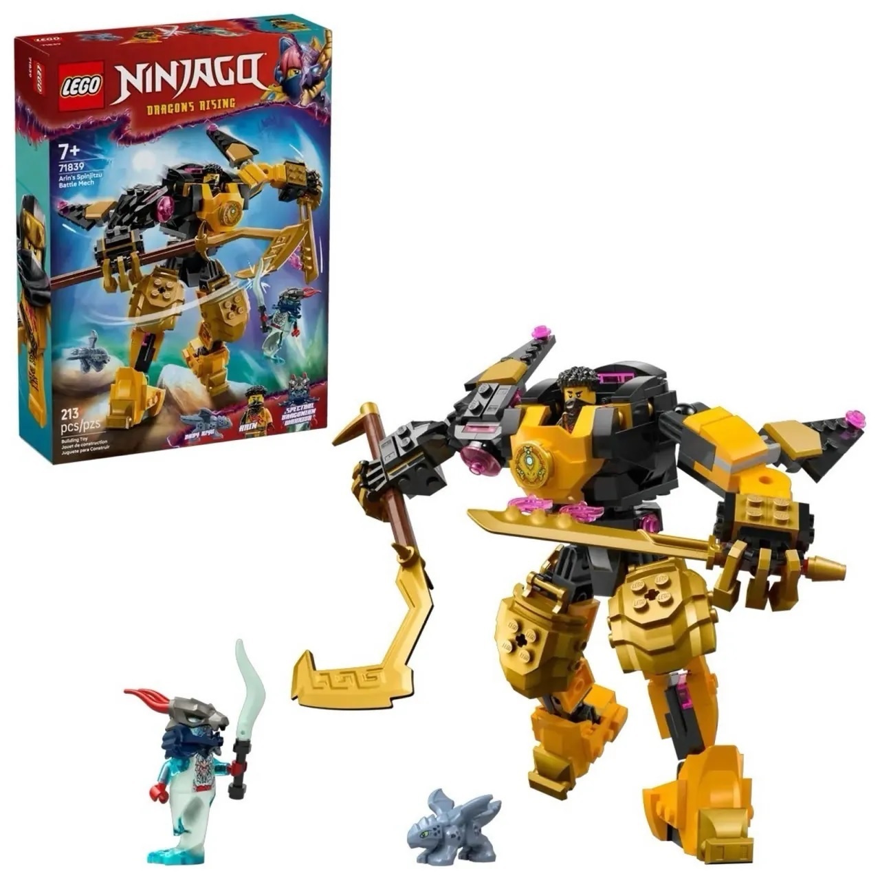 【玩具研究中心】LEGO 樂高 旋風忍者 亞林的旋風忍術戰鬥機械人 71839