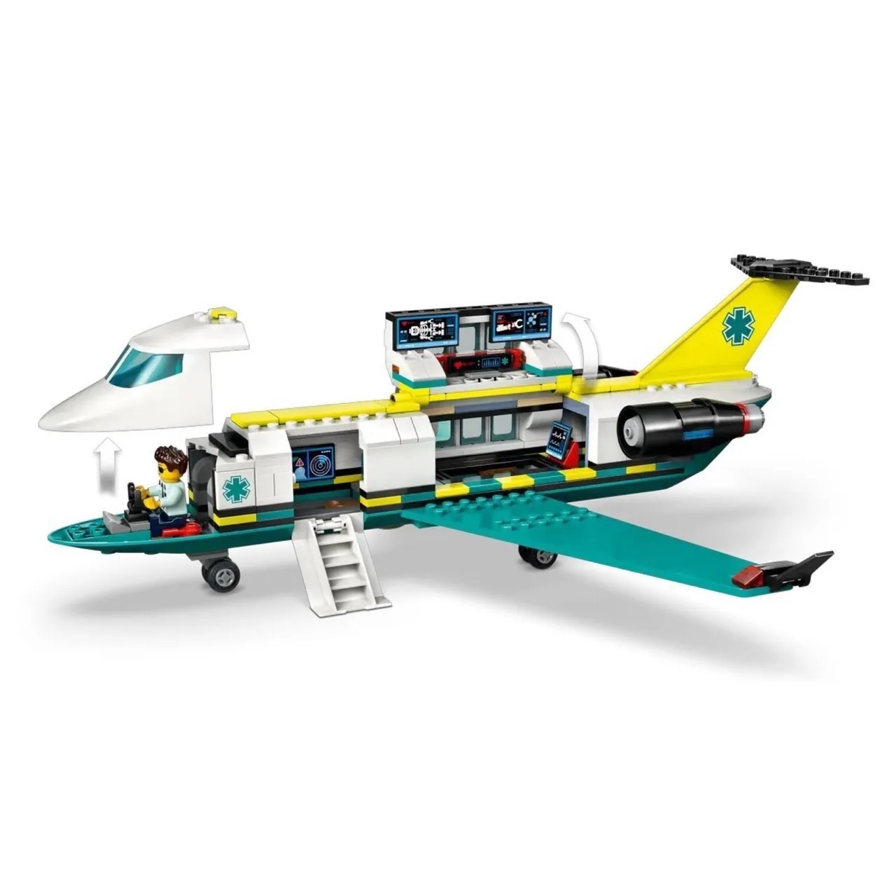 【玩具研究中心】LEGO 樂高 城市系列 緊急救護飛機 60465