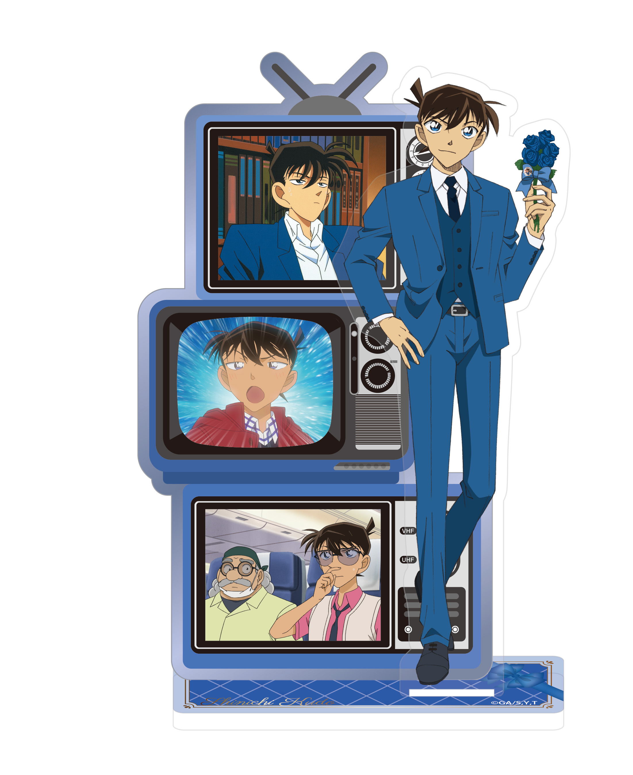 【動畫30周年】04 柯南TV動畫30th展-壓克力立牌-新一