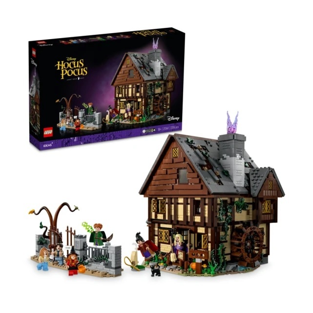 【玩具研究中心】LEGO 樂高 Ideas 女巫也瘋狂: 山德森姐妹的小屋 21341