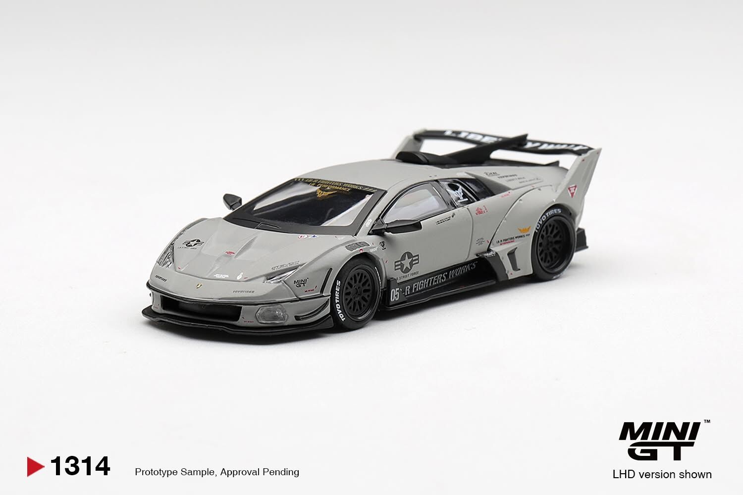[預訂] Mini GT #1314 林寶堅尼Lamborghini LB-Silhouette WORKS MURCIELAGO GT Evo Fighter