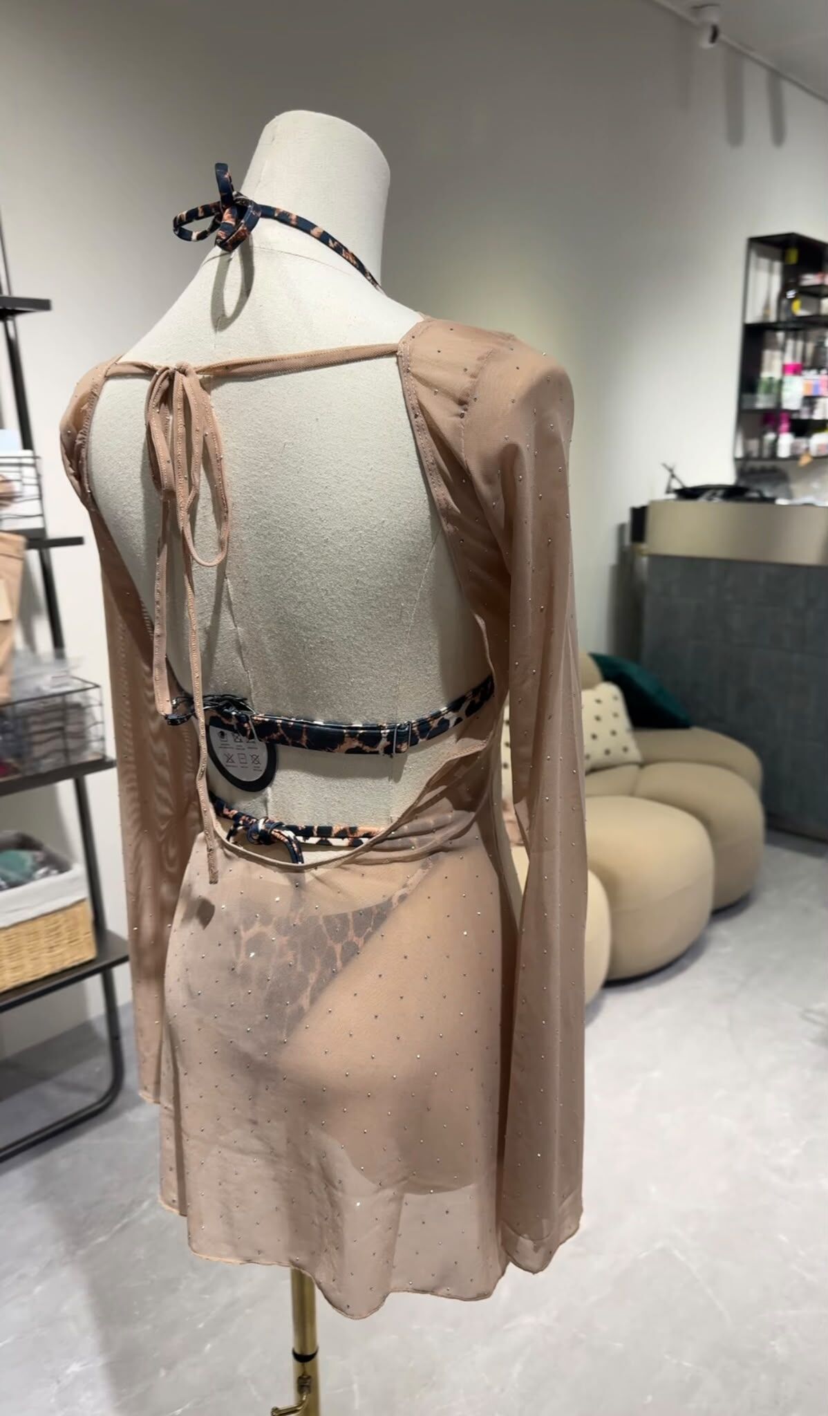 rheinstone dress