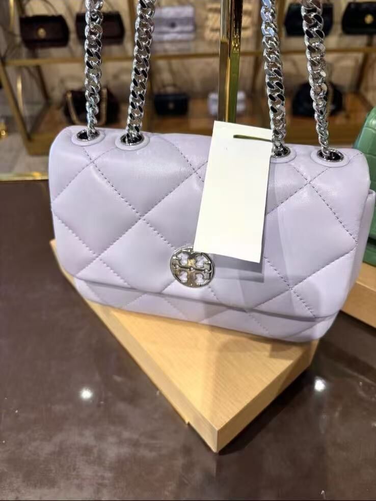 【預購】H061205 Tory Burch 小號紫色鏈條包