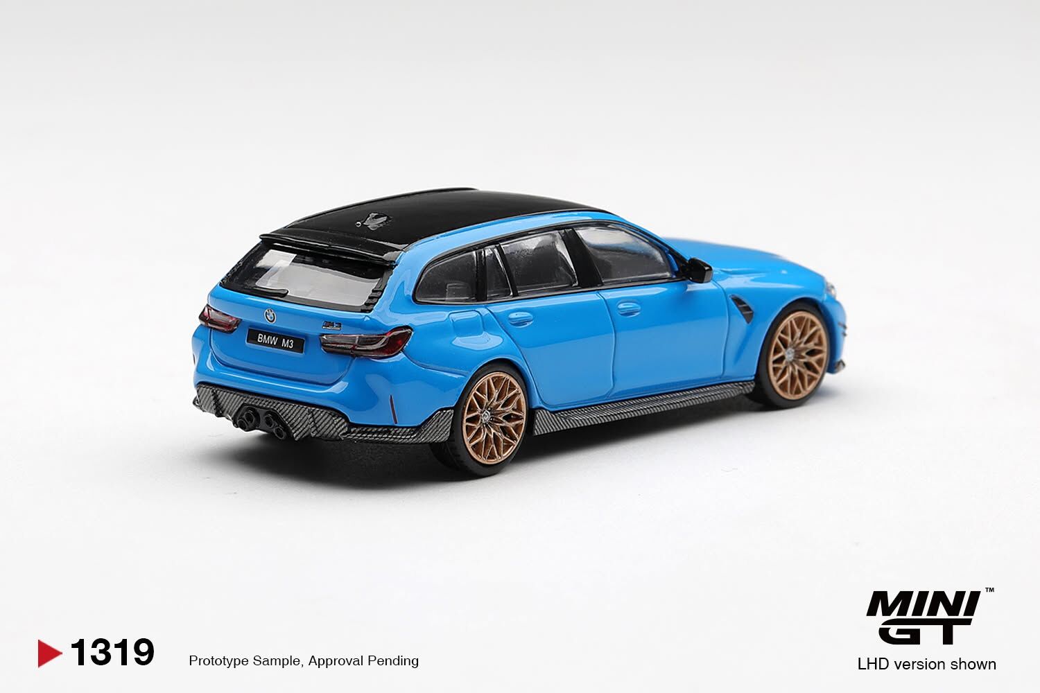 [預訂] Mini GT #1319 BMW M3 M Performance Touring Riviera Blue 左軚