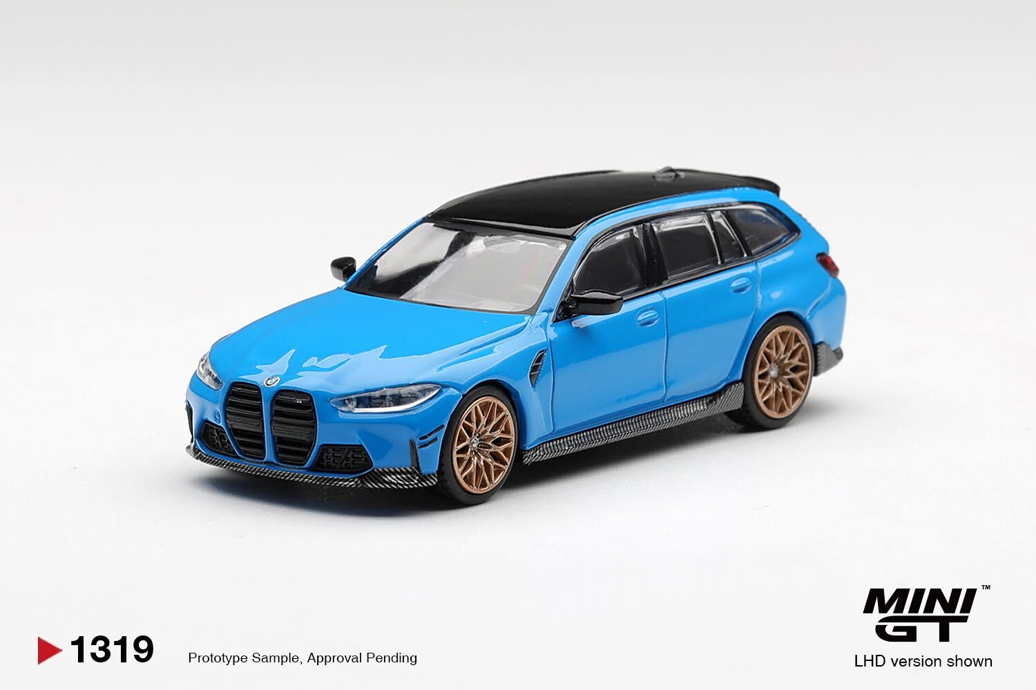 [預訂] Mini GT #1319 BMW M3 M Performance Touring Riviera Blue 右軚