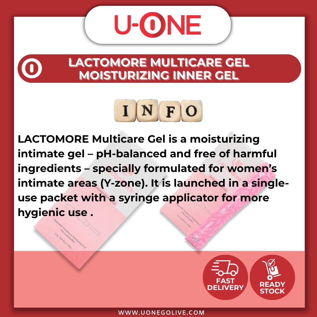 U-ONE | Korea | Lactomore Multicare Gel Moisturizing Inner Gel | 1.7g x 10ea