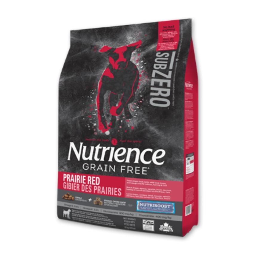 Nutrience SubZero 凍乾鮮牛肝無穀物全犬配方 (紅肉、海魚配方) 1.8kg / 10kg
