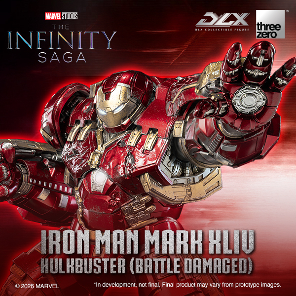 [預訂] threezero DLX鋼鐵俠Mark 44 反浩克裝甲（戰損版）