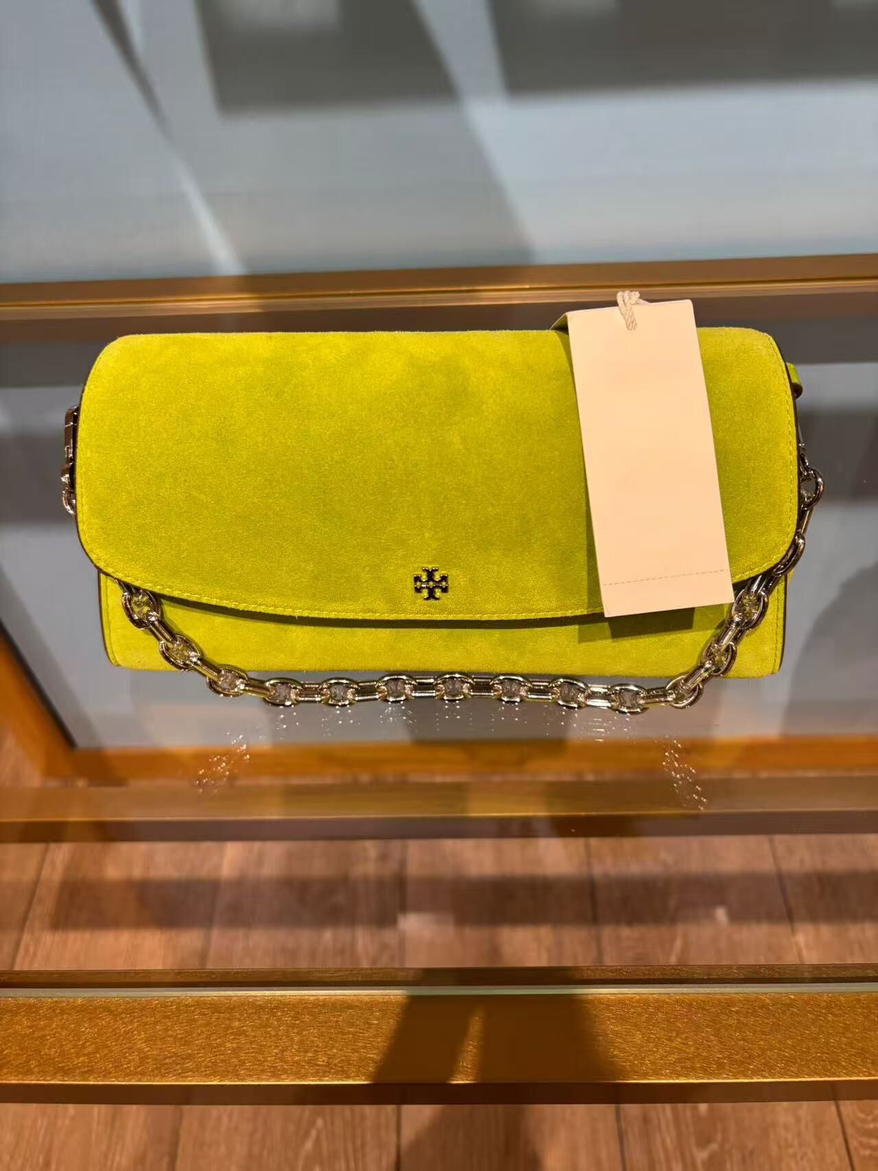 【預購】H061217 Tory Burch 綠色鏈條單肩包