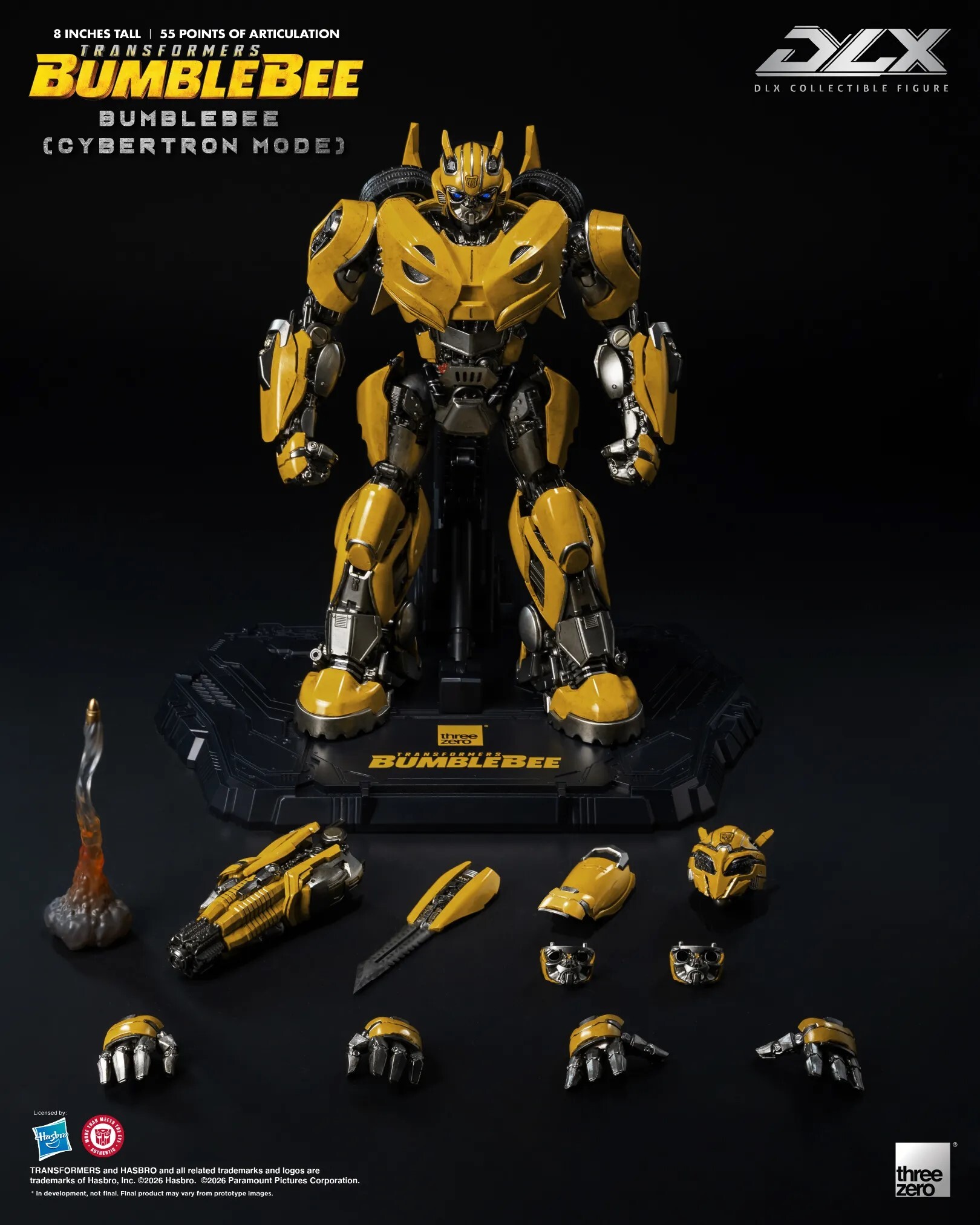 [預訂] threezero 變形金剛《大黃蜂》DLX大黃蜂（斯比頓模式）