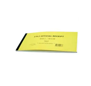 7029 OFFICAL RECEIPT  (NCR 2-PLY) 500133500