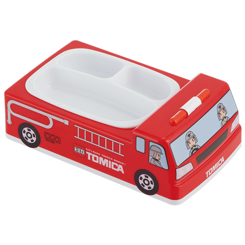 【Skater】TOMICA DIE-CUT LUNCH PLATE (RED)
