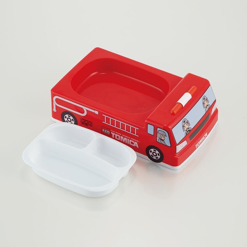 【Skater】TOMICA DIE-CUT LUNCH PLATE (RED)
