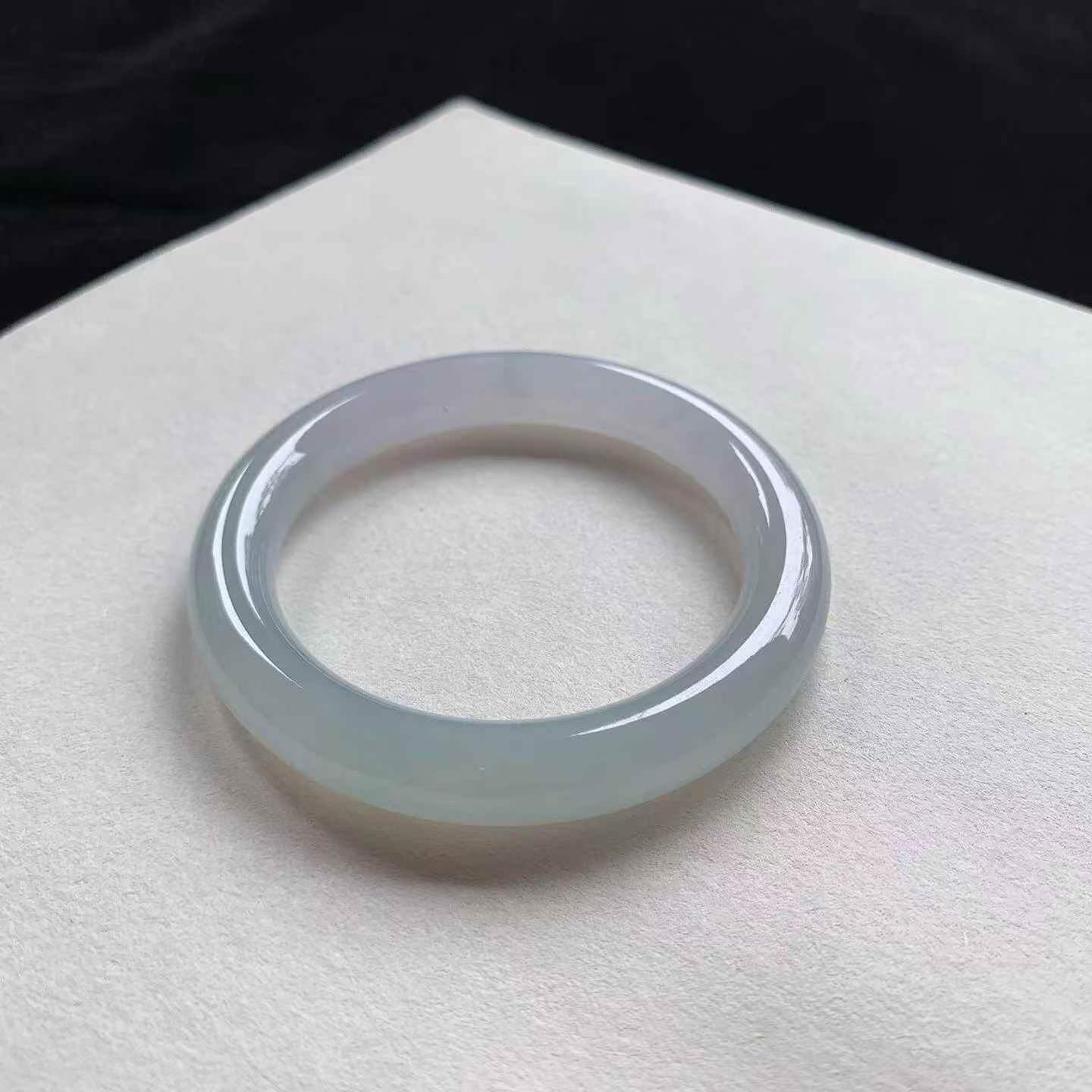 冰晴翡翠圓條手鐲,天然翡翠A玉, 緬甸玉, Jade, Jadeite