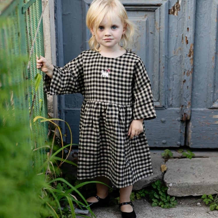 (預購)ALL THE BEAUTIFUL LINEN 後綁帶寬鬆洋裝 TEA DRESS