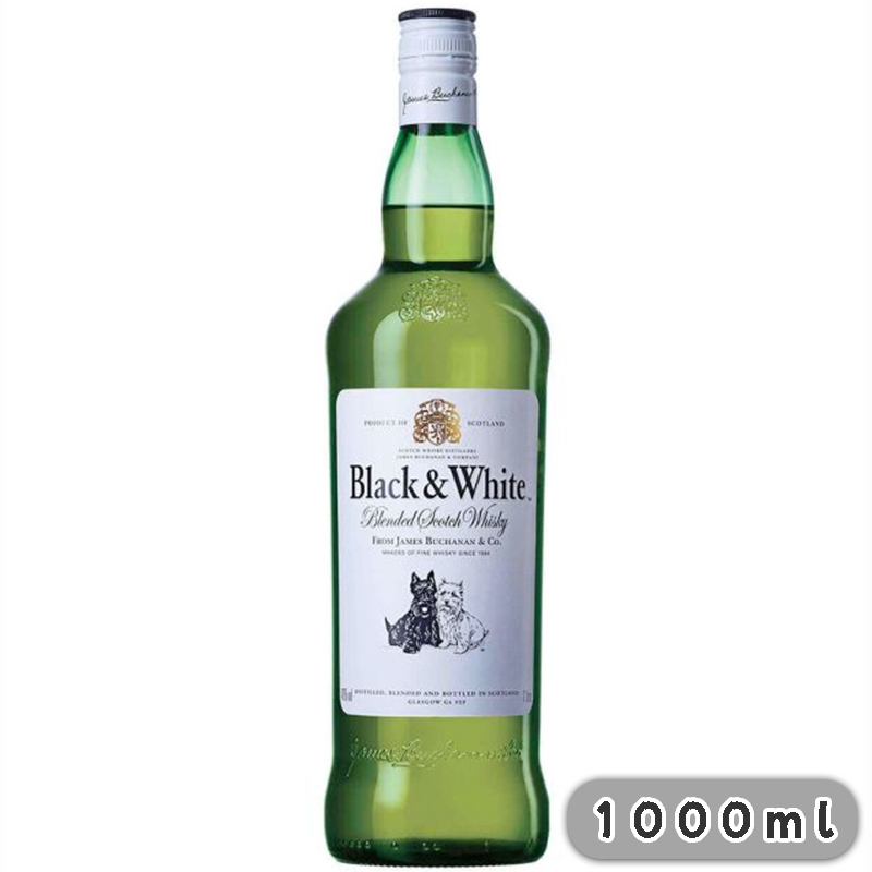 黑白狗 蘇格蘭調和威士忌 1000ml