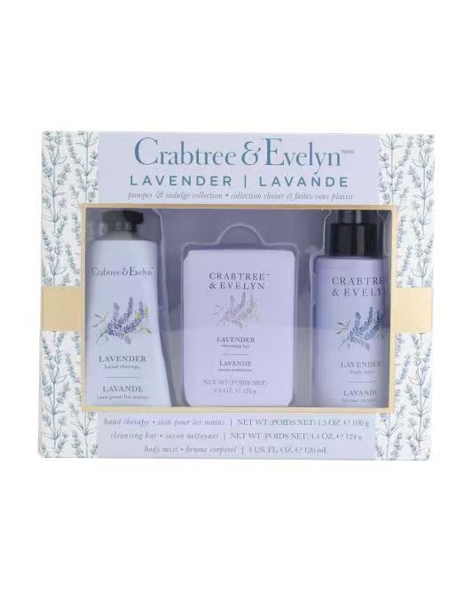 【預購】H061232 CRABTREE & EVELYN 薰衣草禮盒套裝 (3件裝)