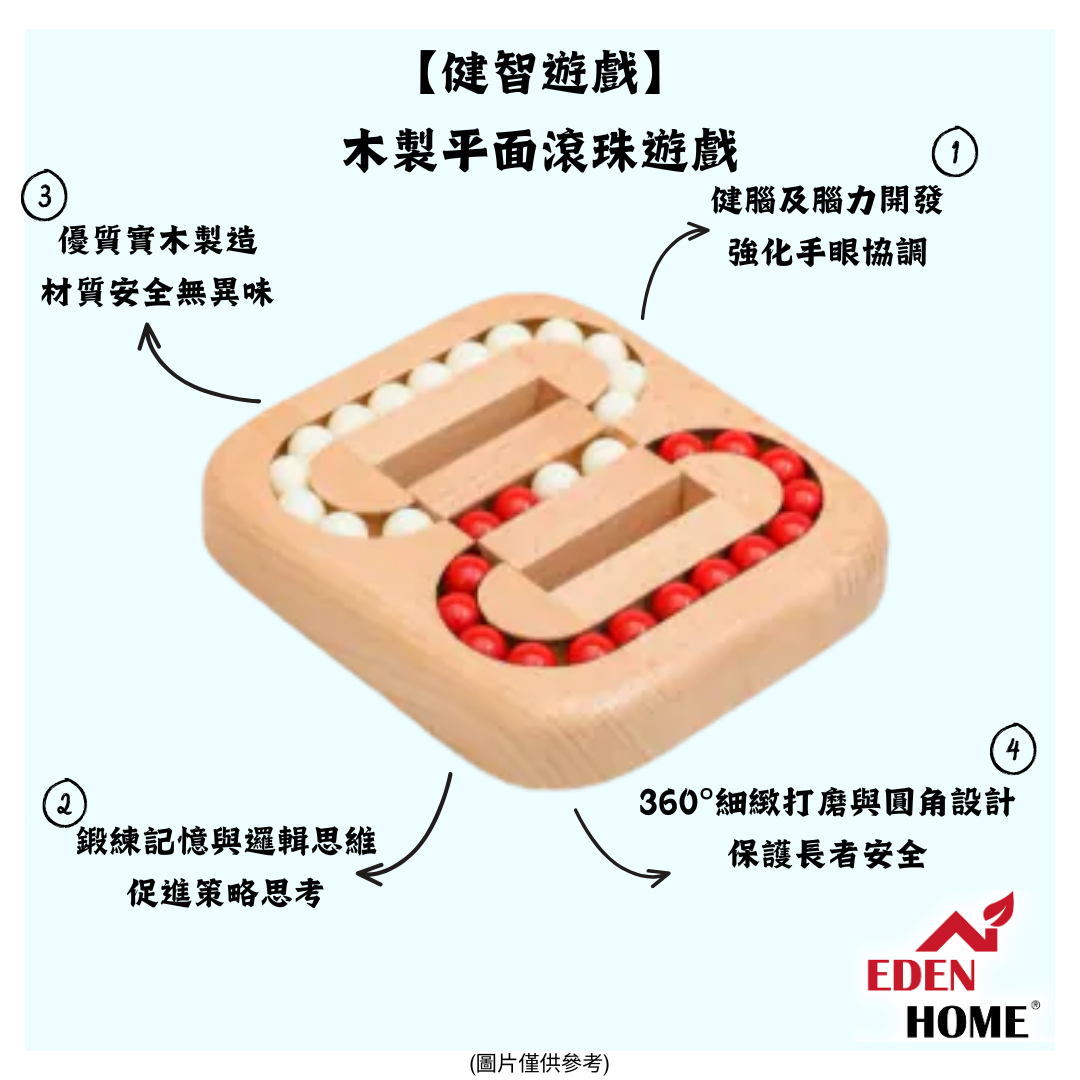 【健智遊戲】木製平面滾珠遊戲