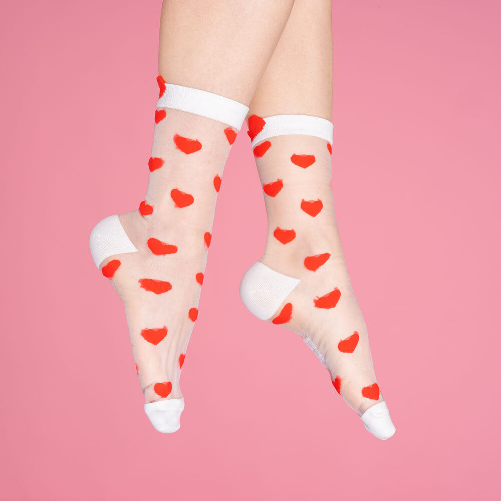 Heart Sheer Socks｜Coucou Suzette