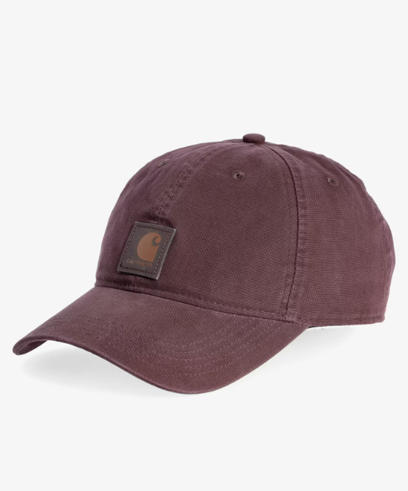 【預購】H061235 CARHARTT Fast Dry 帆布棒球帽 (酒紅色)