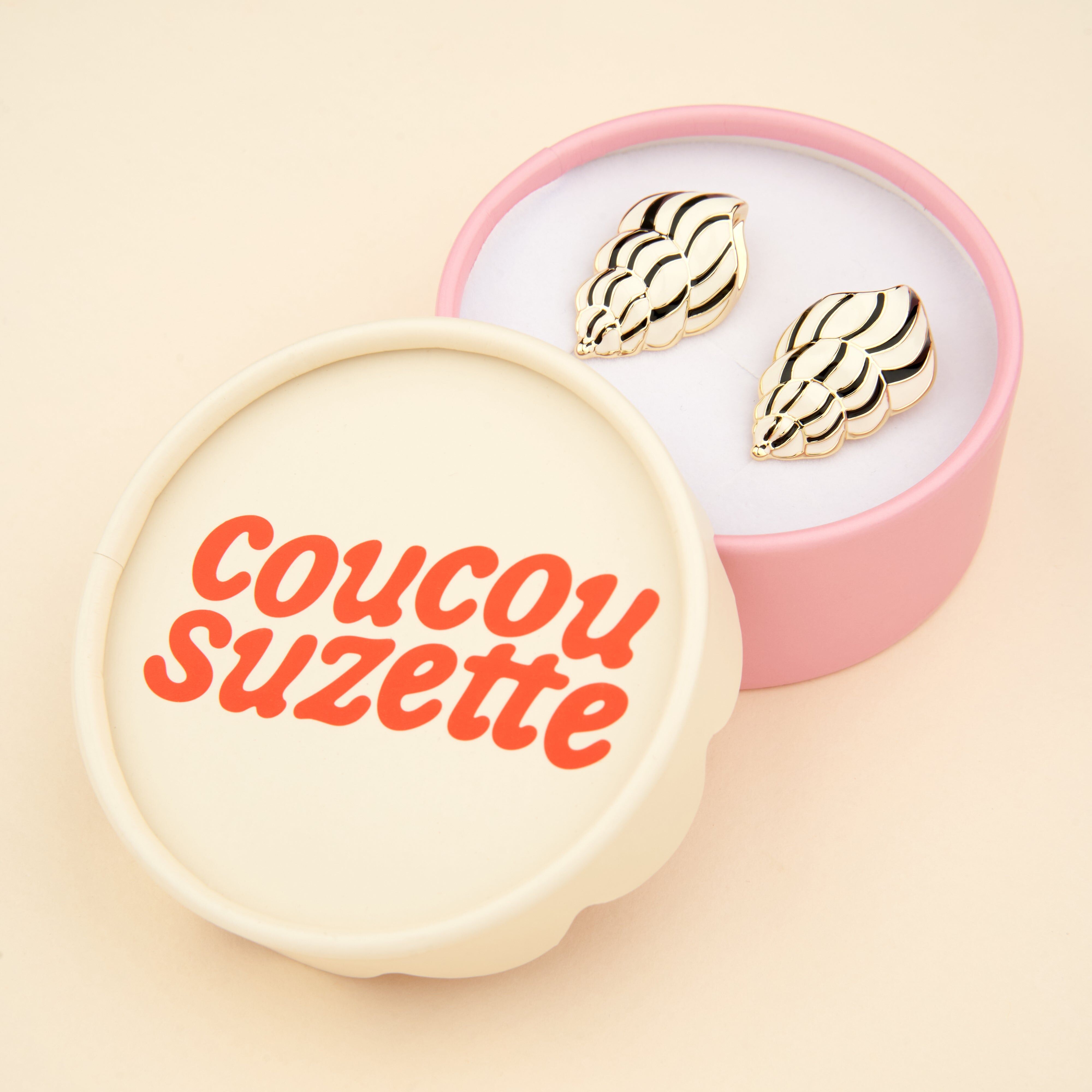 Metal Seashell Earrings｜Coucou Suzette
