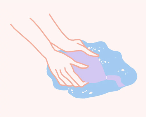 清洗步驟二