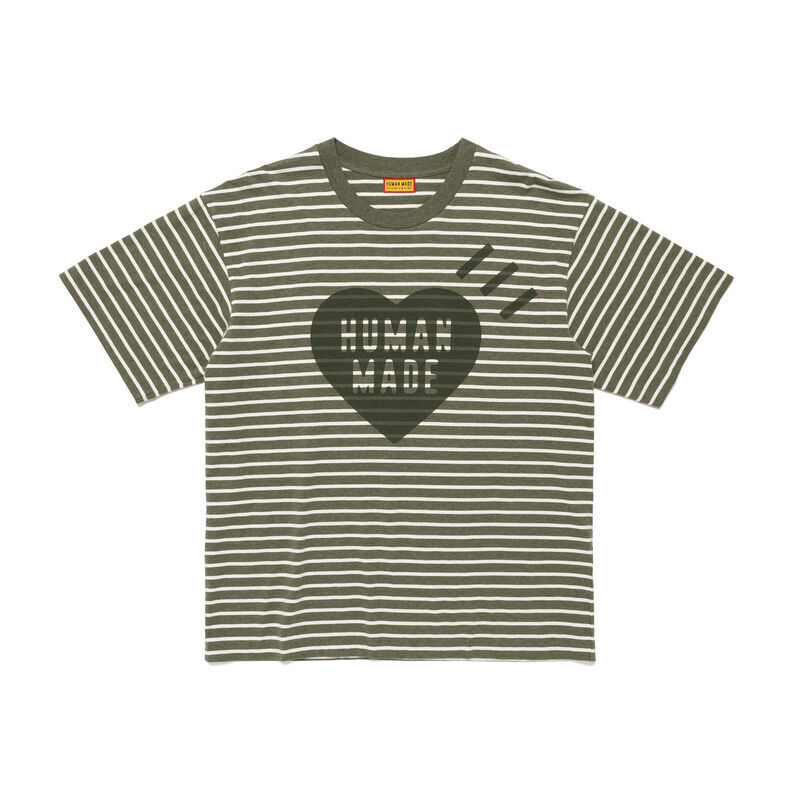 【HUMAN MADE】0613發售HEART STRIPED T-SHIRT